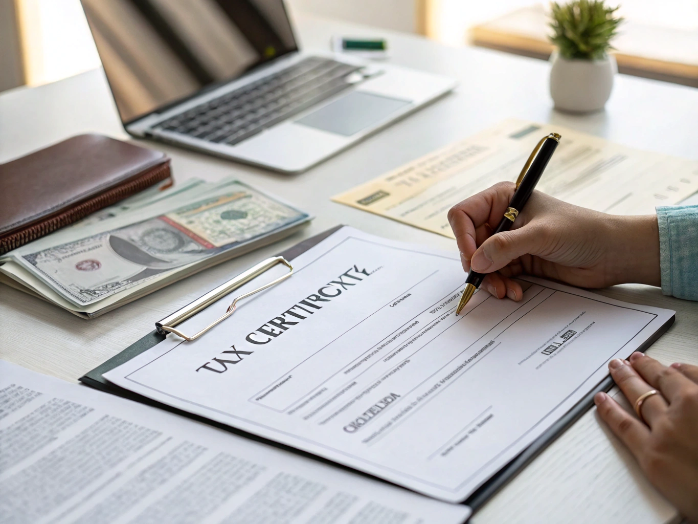 Finalizing tax return submission