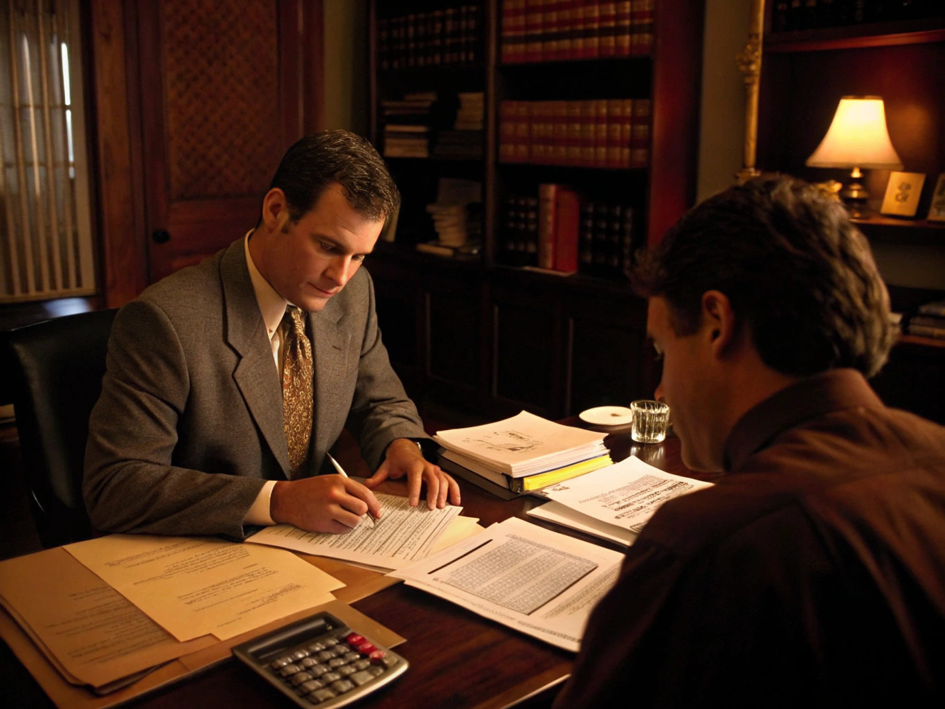 Tax professional analyzing complex regulatory documents